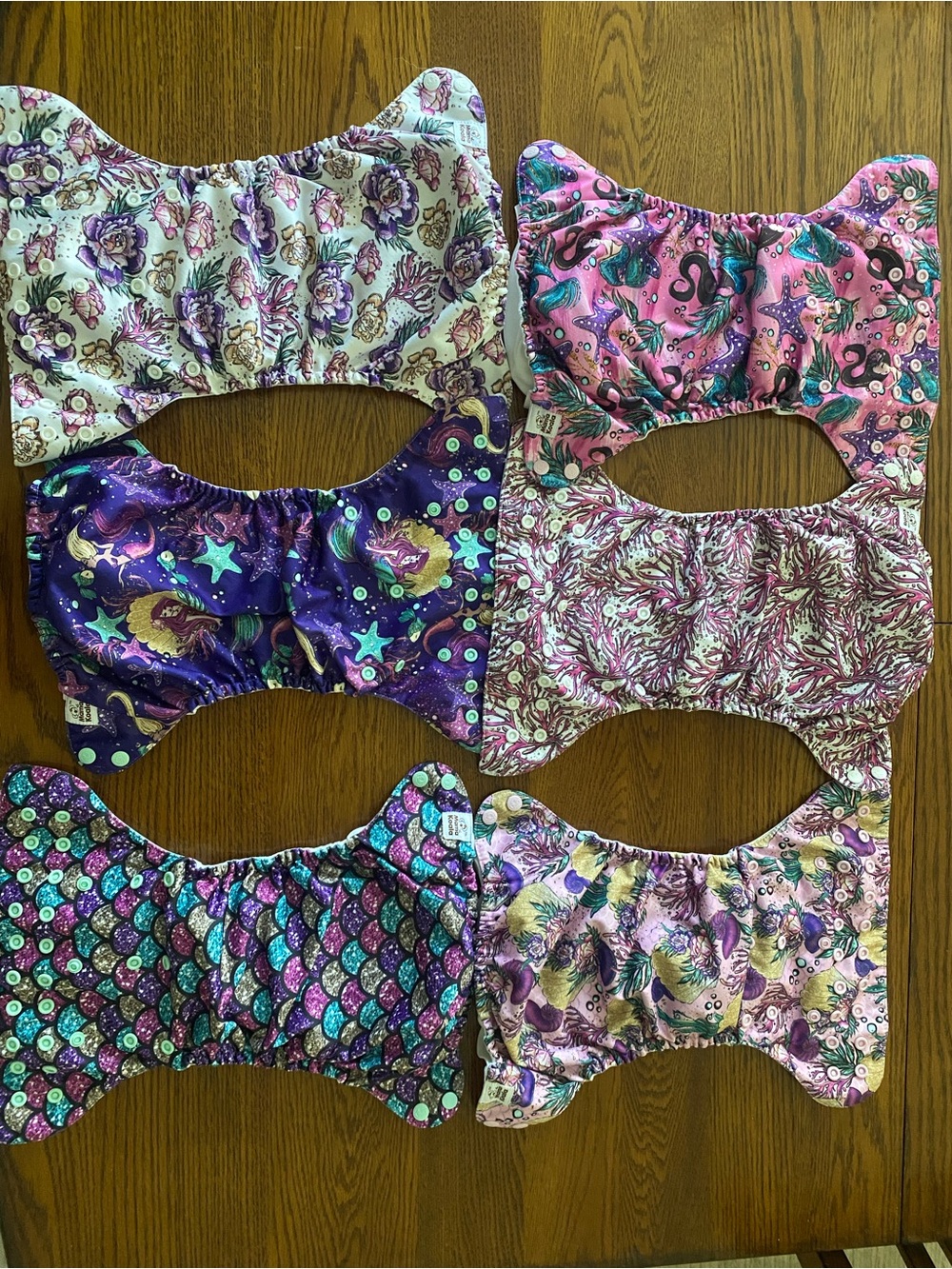 Mama Koala Mermaid Cloth Diaper Set